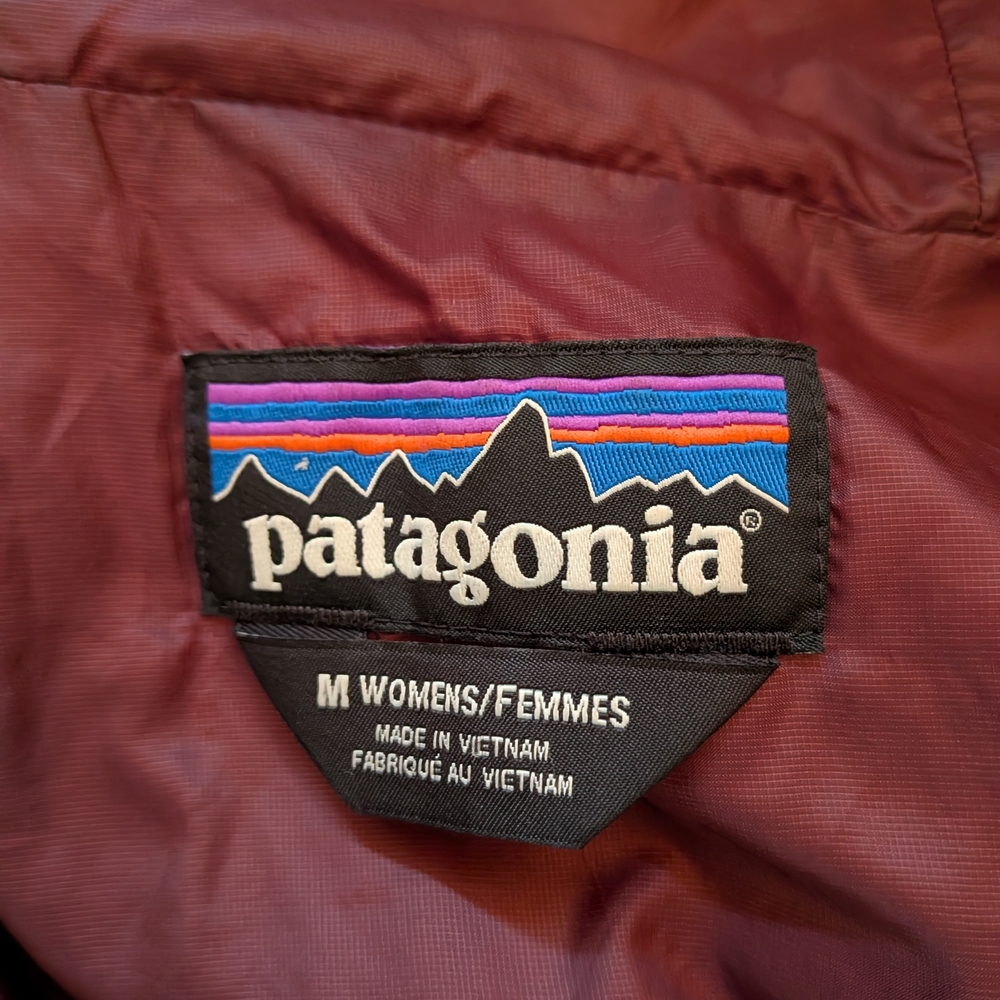 Patagonia Nano Puff Hooded Jacket - Maroon - Picture 2 of 3
